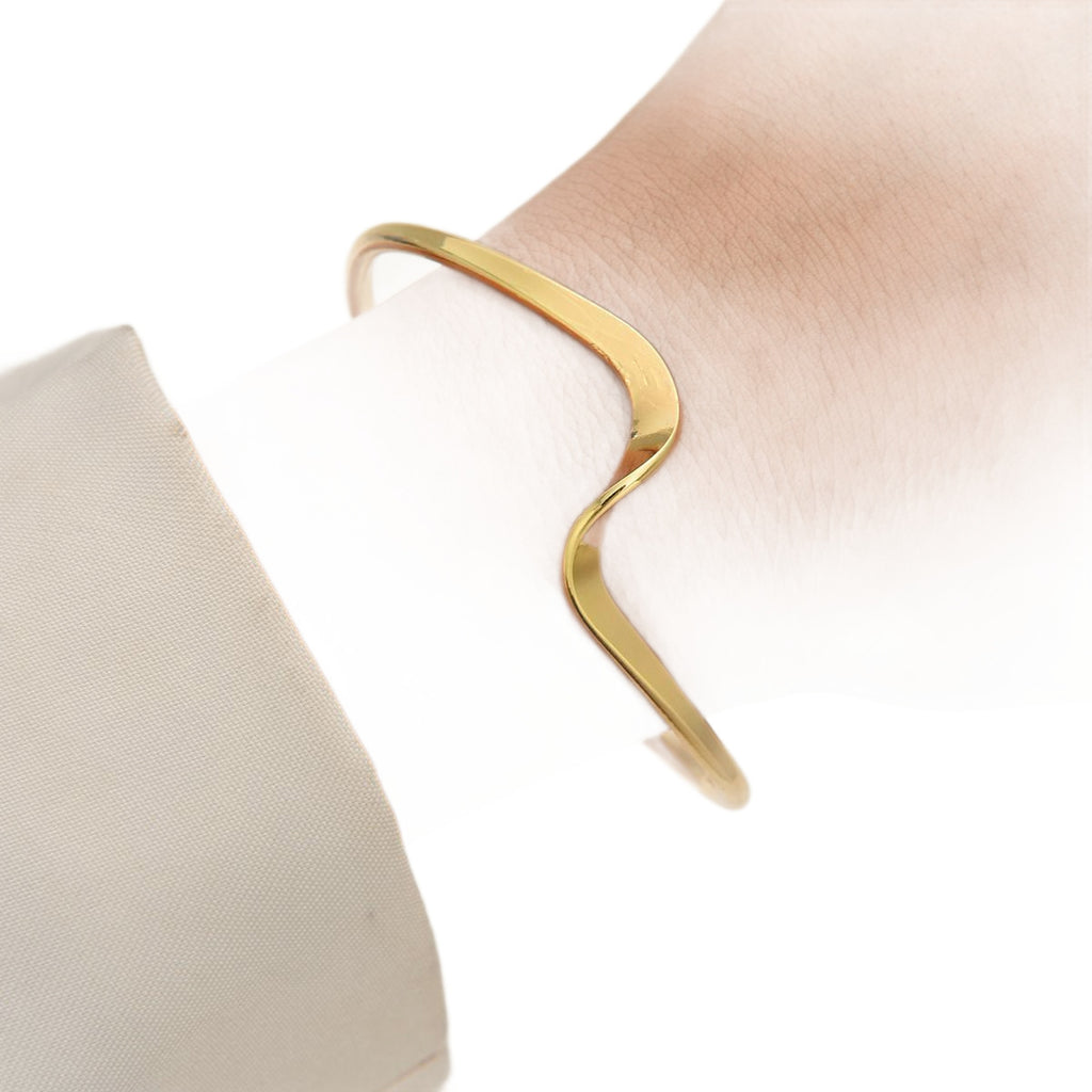Damen Armreif mit elegantem geschwungenen Design Shop Nory