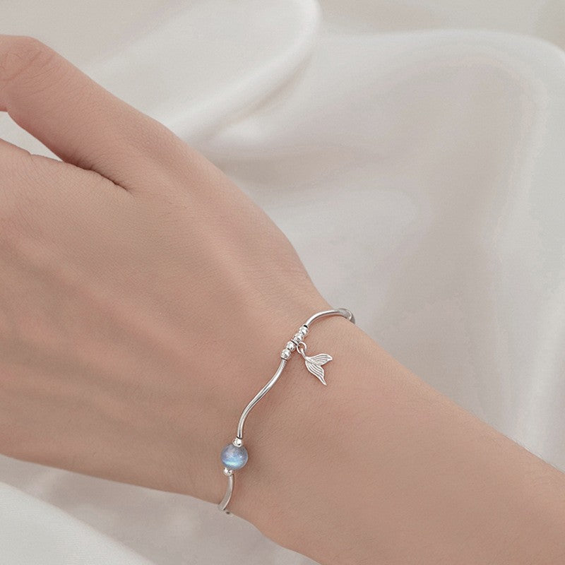 Damen zartes Armband mit Muschelanhänger Shop Nory