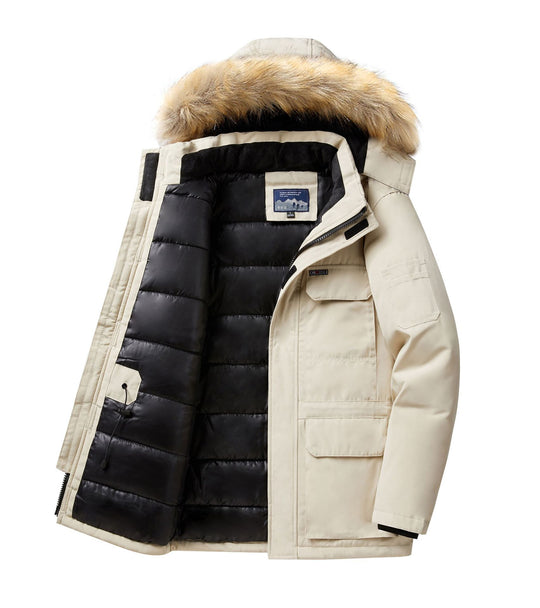 Herren Expedition-Parka mit abnehmbarer Kapuze und Kunstfellbesatz Shop Nory