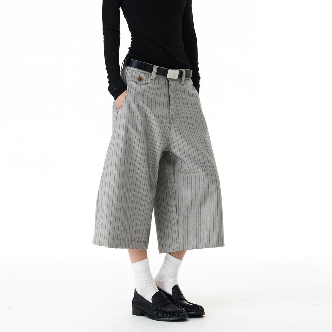 Damen Weitgeschnittene Streifenhose Shop Nory