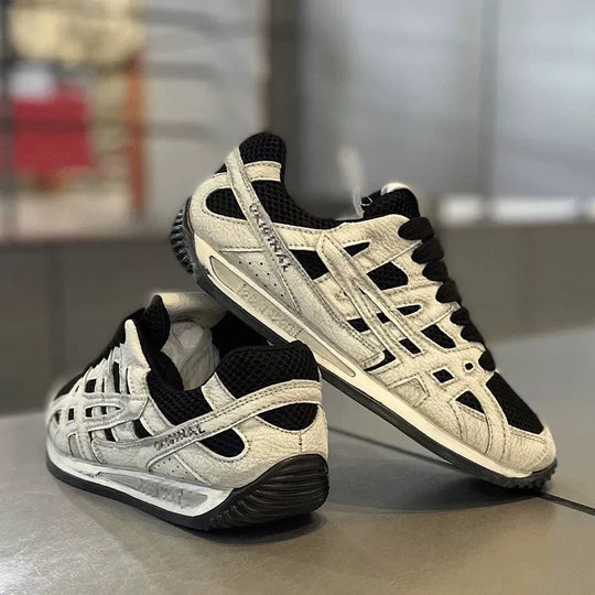 Herren Atmungsaktiver Retro-Laufsneaker mit Mesh- und Wildleder-Overlays Shop Nory