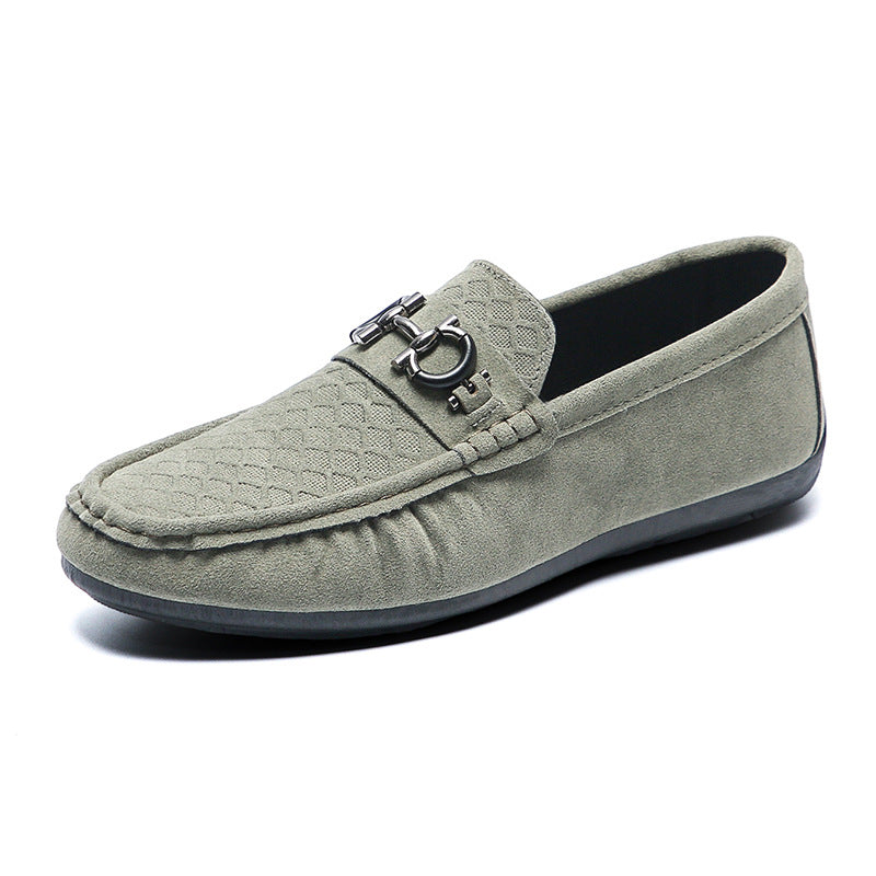 Herren Elegante Velours Mokassins Shop Nory