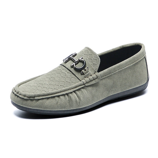 Herren Elegante Velours Mokassins Shop Nory