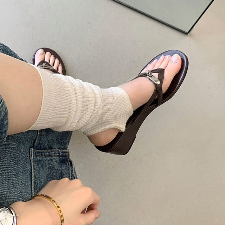 Damen Elegante Wedge-Sandalen mit modischem Riemchen-Design