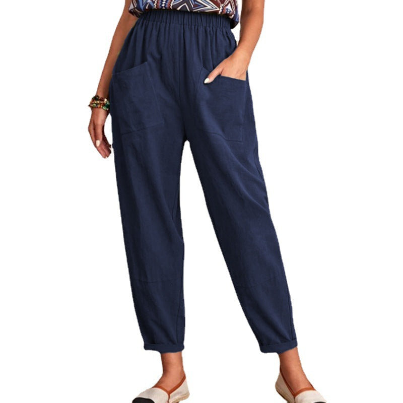 Damen Komfortable und elegante Freizeithose Shopnory