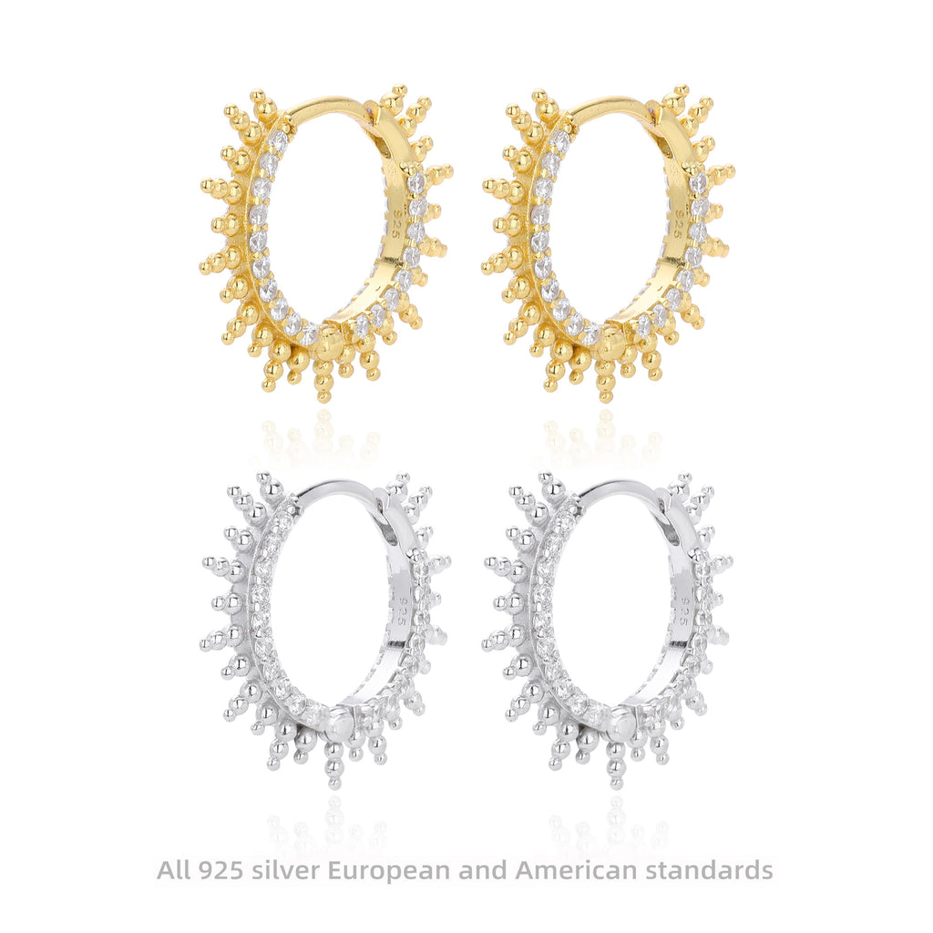 Damen Ohrstecker mit funkelnden Zirkonia Shop Nory