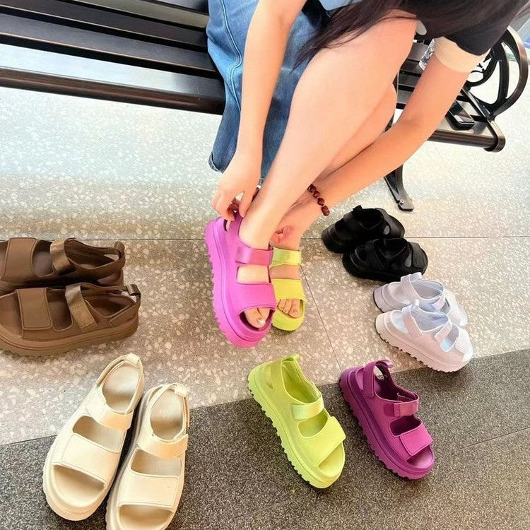 Damen Sportliche Sandalen mit ergonomischem Fußbett und rutschfester Sohle