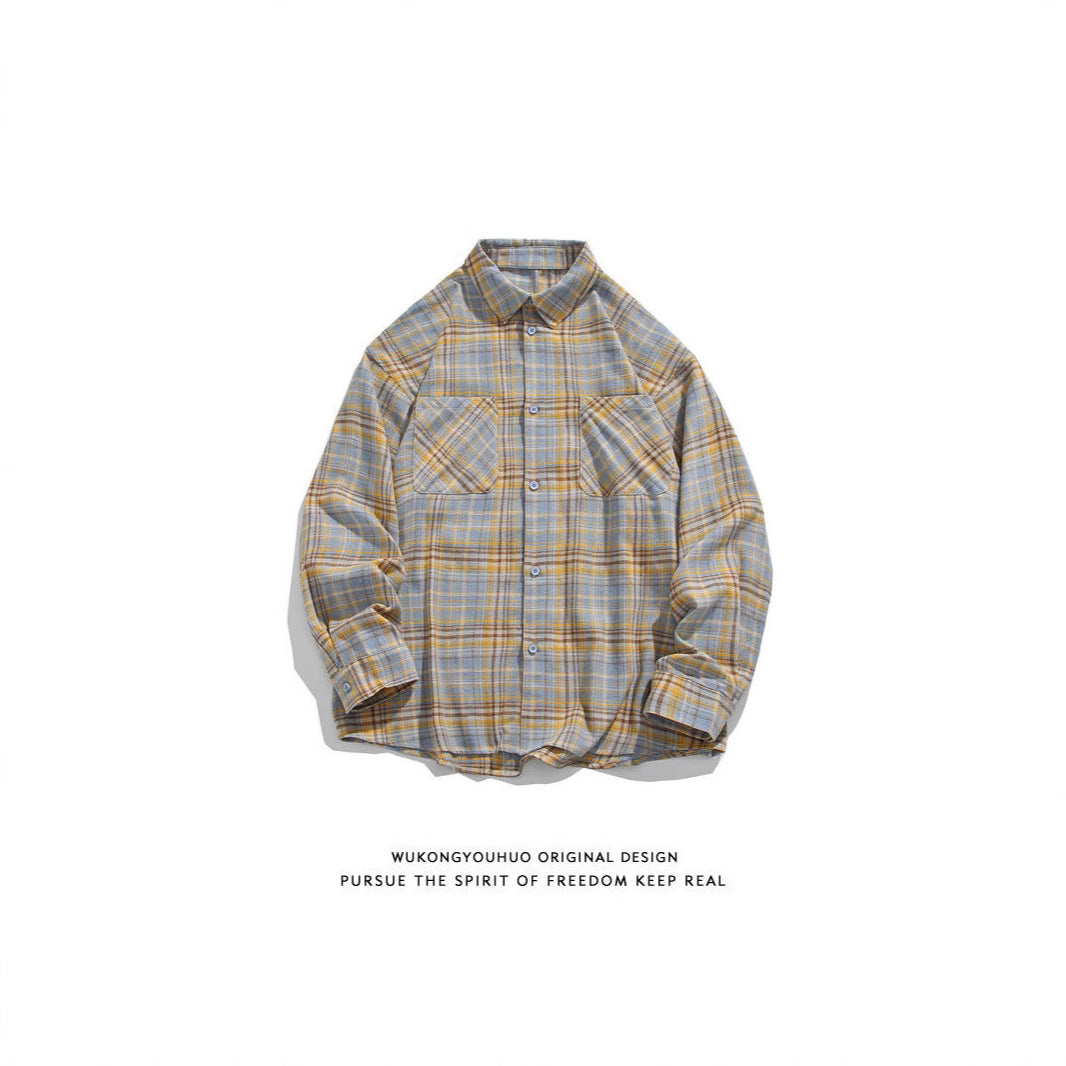 Herren Flanell-Hemd mit Karomuster Shop Nory