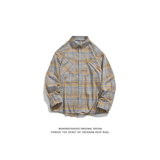 Herren Flanell-Hemd mit Karomuster Shop Nory