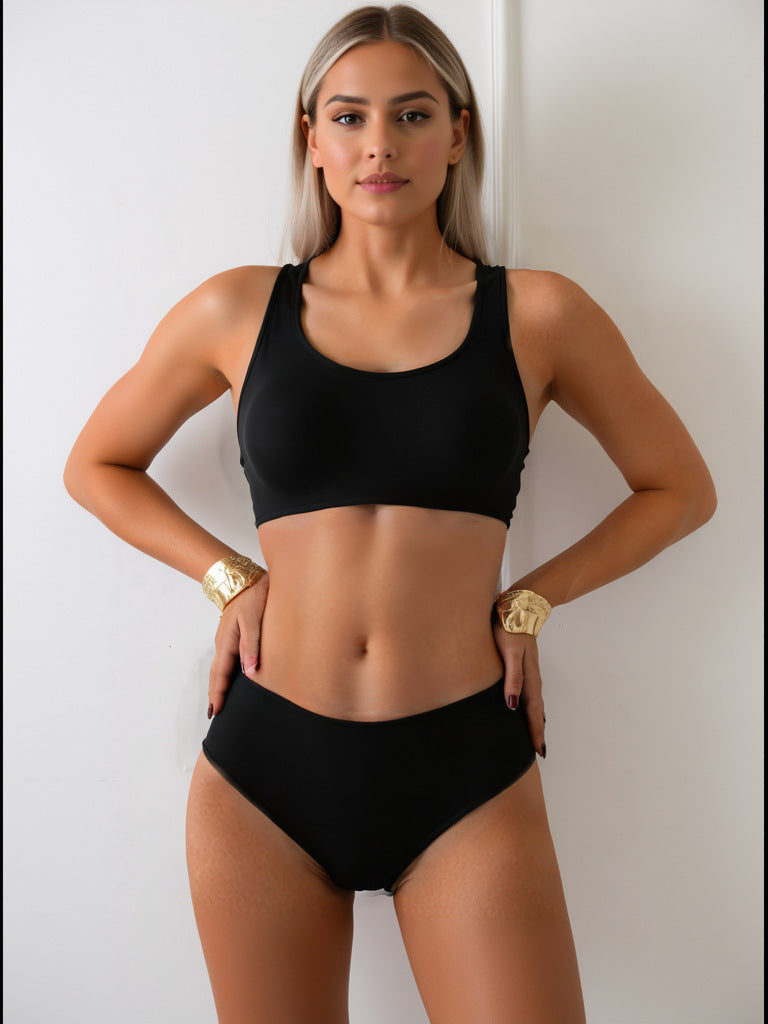 Damen Sportlicher Bikini mit körperbetontem Schnitt