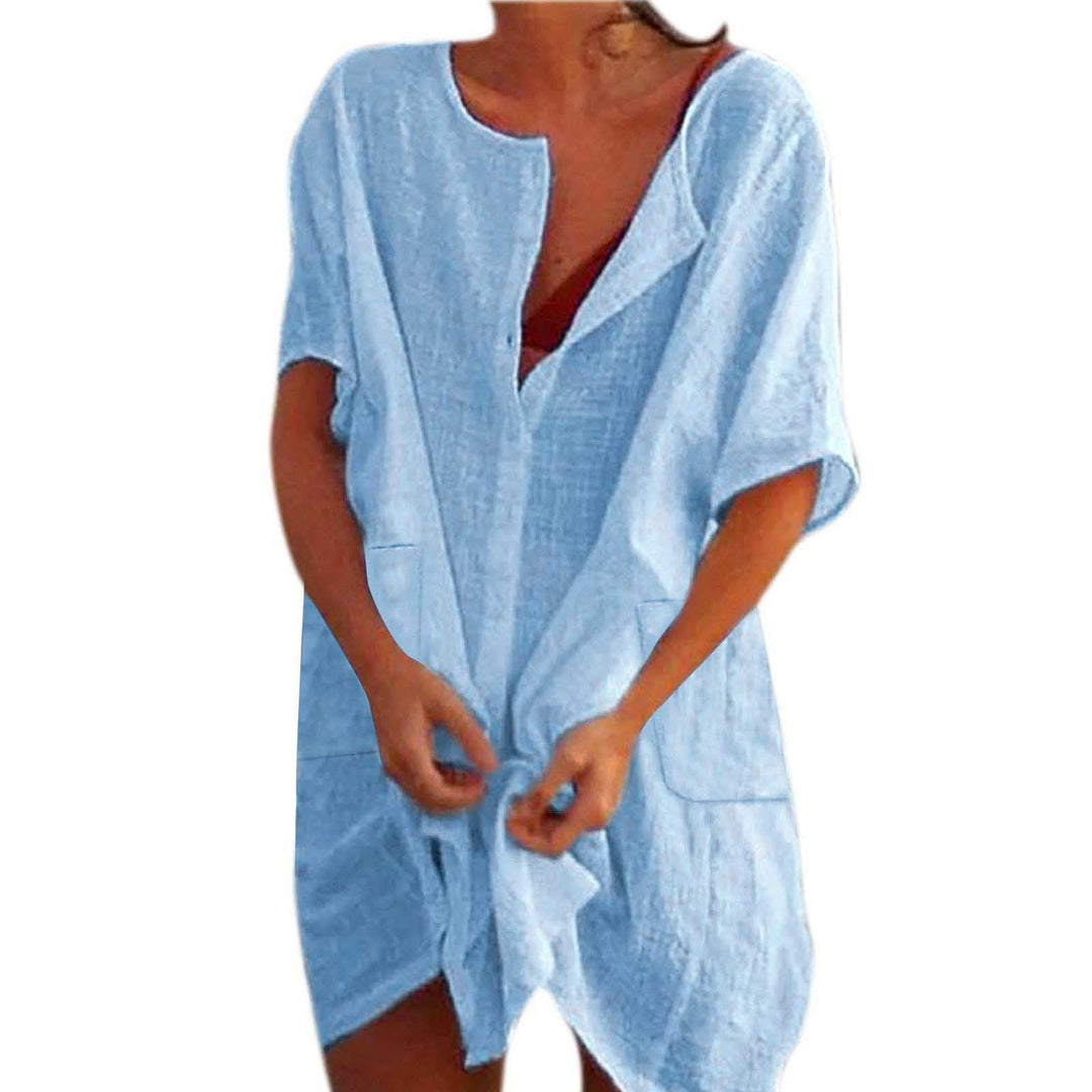 Damen lässiges Strandkleid