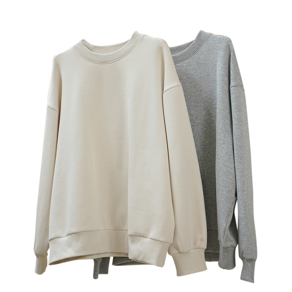 Damen Boxy-Sweatset aus Baumwoll-Fleece mit verlängerter Schulter und knielangen Sweatshorts Shop Nory