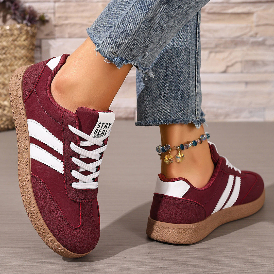Damen Urbanes Lifestyle-Sneaker mit sportlichem Obermaterial und rutschfester Sohle