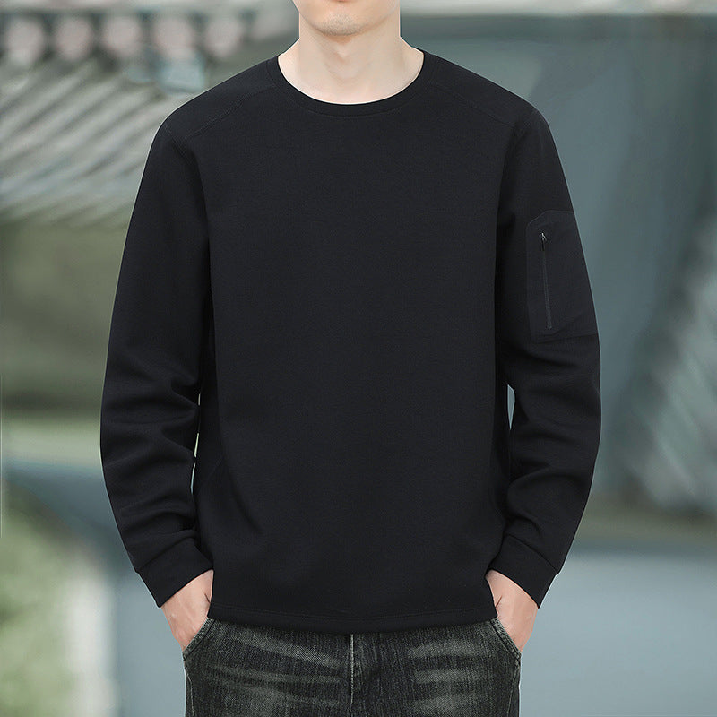 Herren Oversized Sweatshirt mit kontrastierenden Seitentaschen und weichem Fleecefutter Shop Nory