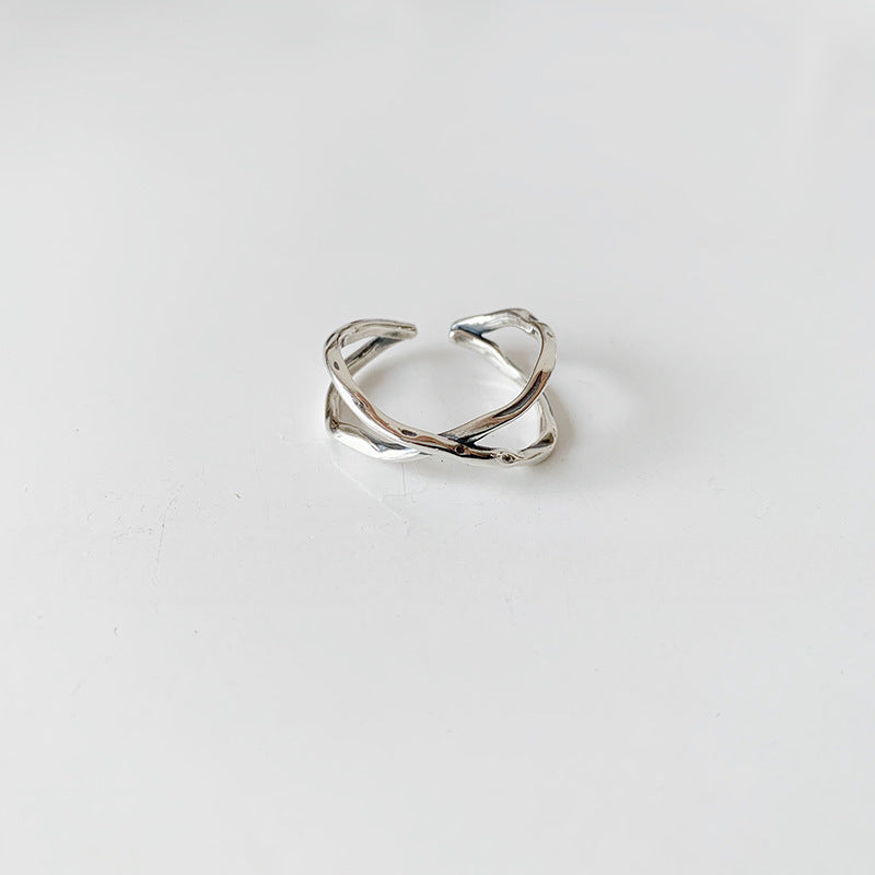 Damen Offener Ring mit geschwungenem Design Shop Nory