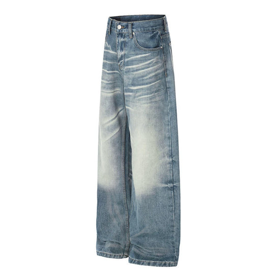 Damen weite High‑Waist Culotte-Jeans mit Used-Effekt Shop Nory