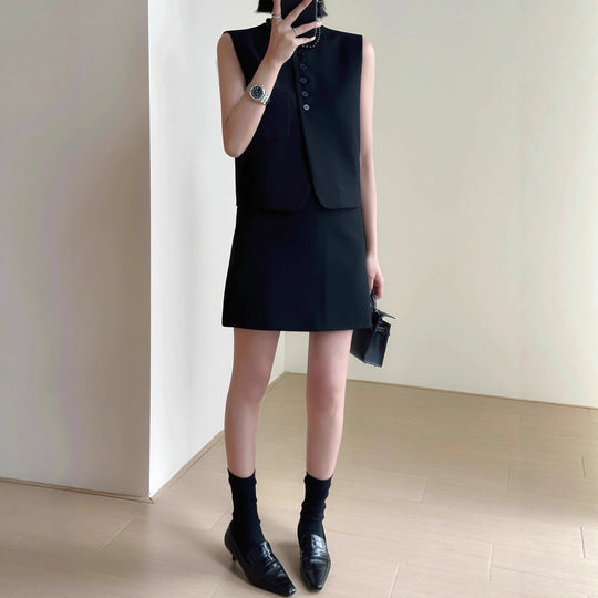 Damen Modisches Blazer-Kleid-Set Shop Nory