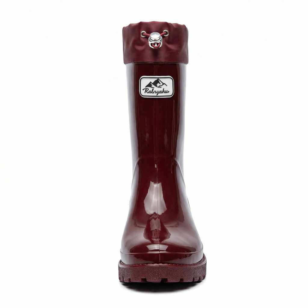 Damen Hochwertige und Stylische Gummistiefel mit Verstellbarem Schnürsystem ShopNory