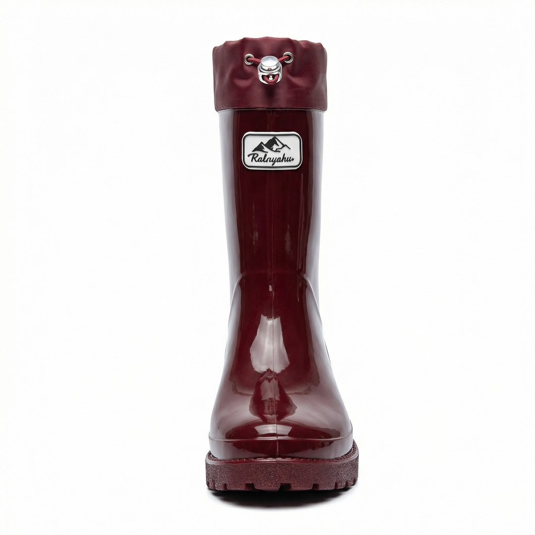 Damen Hochwertige und Stylische Gummistiefel mit Verstellbarem Schnürsystem ShopNory