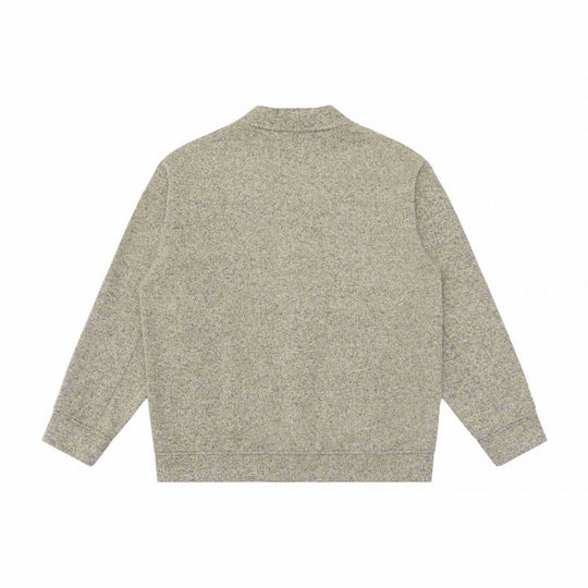 Unisex Oversize-Strickcardigan mit V‑Ausschnitt, durchgehender Knopfleiste und aufgesetzten Eingrifftaschen Shop Nory