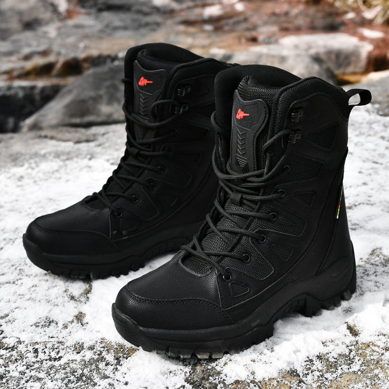 Damen Wasserfeste High-Top Wanderschuhe mit isolierender Innenausstattung