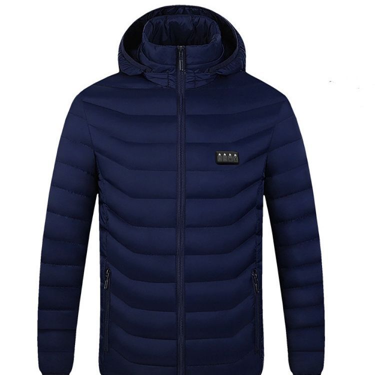 Herren Beheizte Steppjacke mit Mehrzonen-Heizsystem und Kapuze Shop Nory