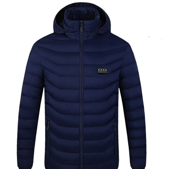 Herren Beheizte Steppjacke mit Mehrzonen-Heizsystem und Kapuze Shop Nory