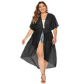 Damen eleganter transparenter Strandkimono