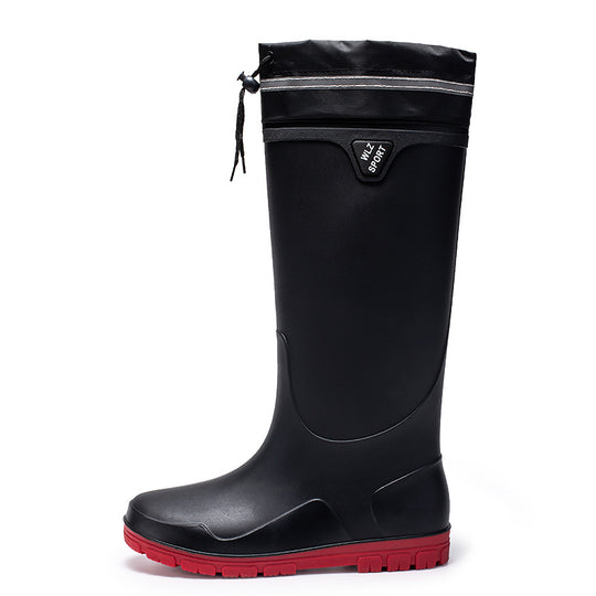 Herren Wasserdichte knielange Gummistiefel mit rutschfester Profil-Laufsohle und ergonomischem Fußbett Shop Nory