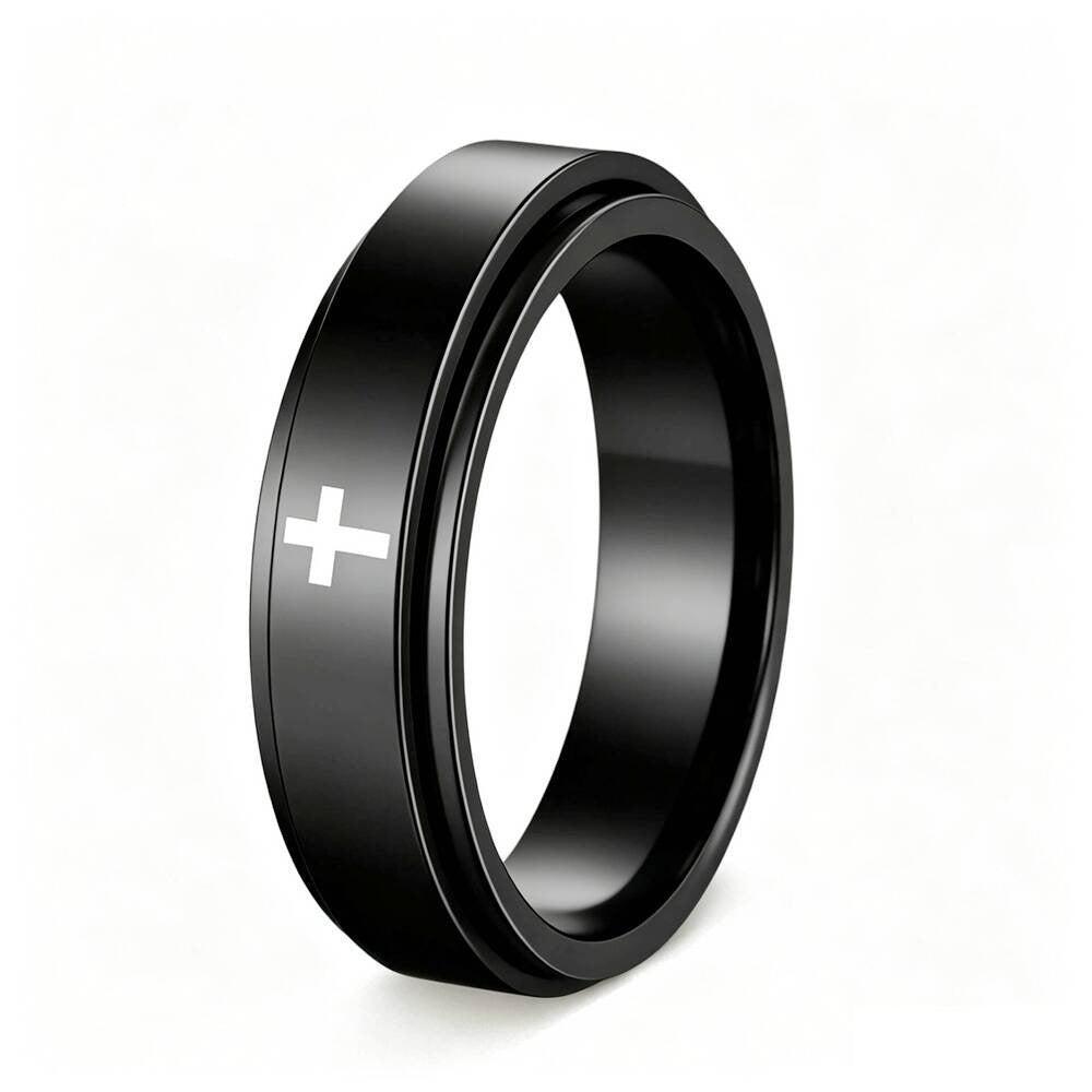 Herren Spinner Ring mit modernem, künstlerischem Design Shop Nory