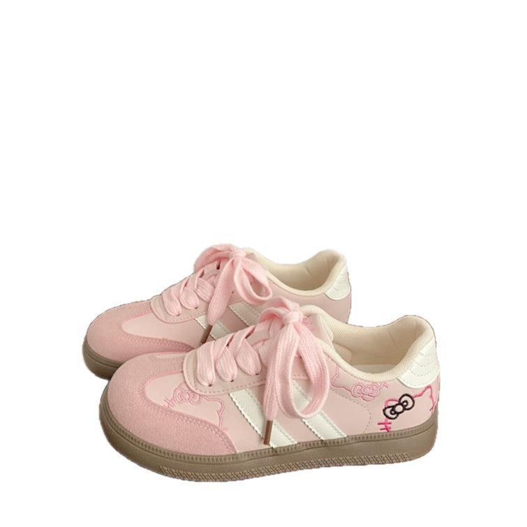 Damen Sneakers mit verspieltem Hello-Kitty-Motiv und bequemer Sohle