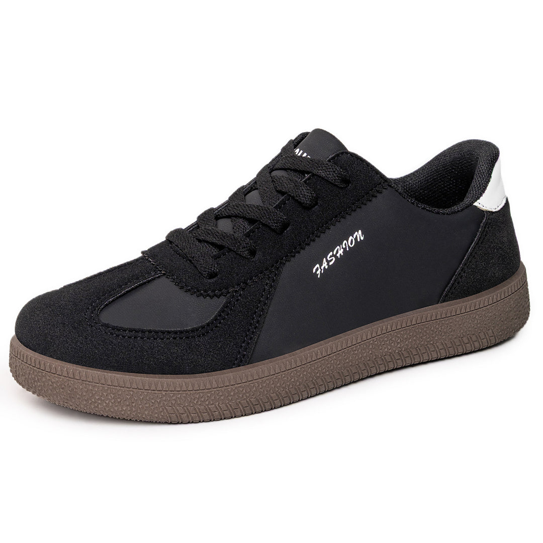 Damen nan retro-inspirierter Freizeit-Sneaker mit Veloursleder-Overlays, gepolsterter Fersenpartie und profiliertem Gummiaußensohle Shop Nory