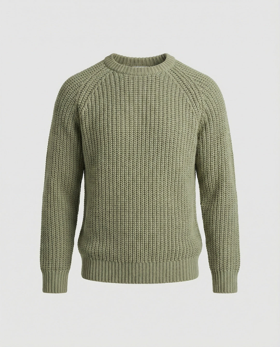 Herren Grobstrick Pullover mit Rundhalsausschnitt und lässigem Schnitt