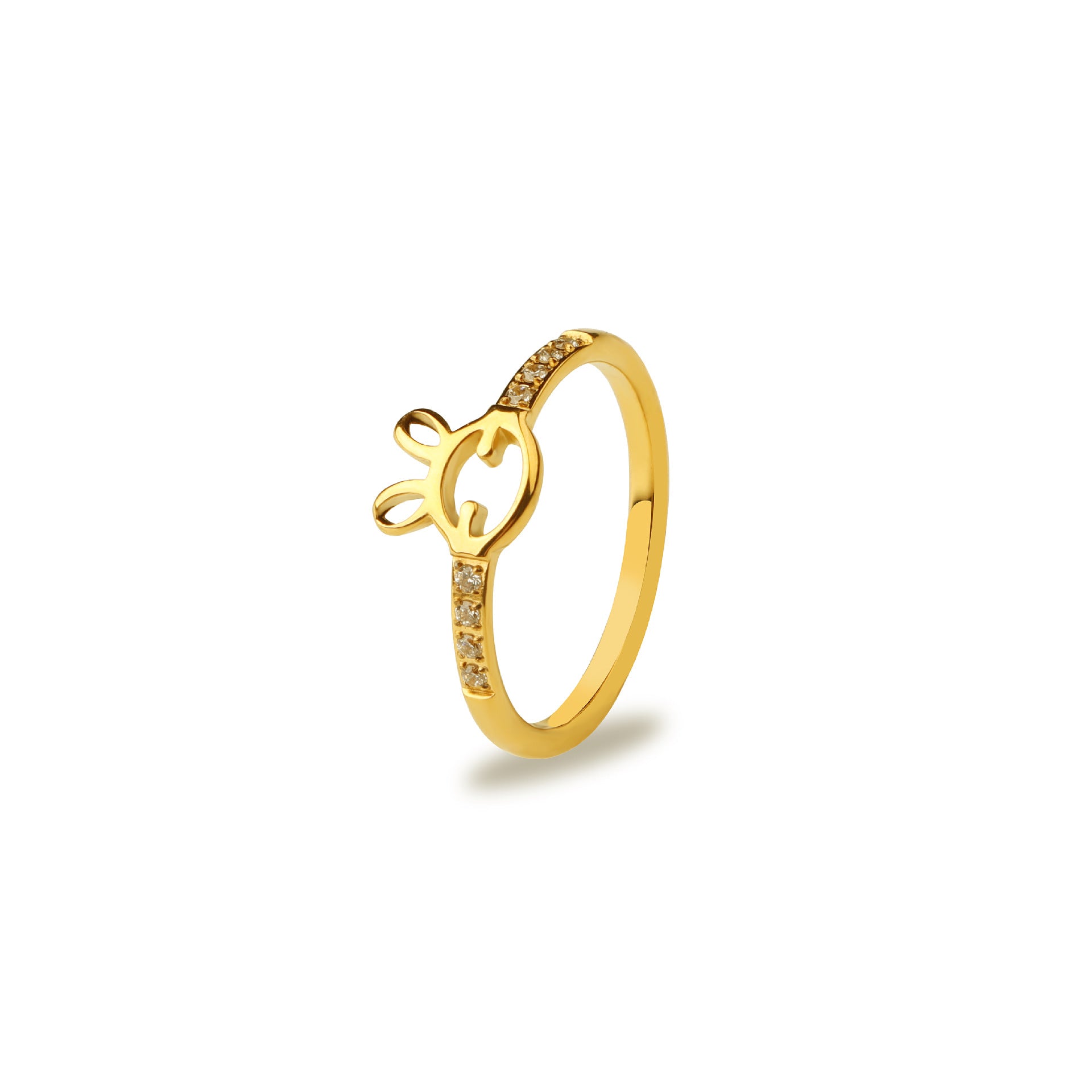 Damen eleganter Ring mit filigranem Design und funkelnden Zirkonia Shop Nory