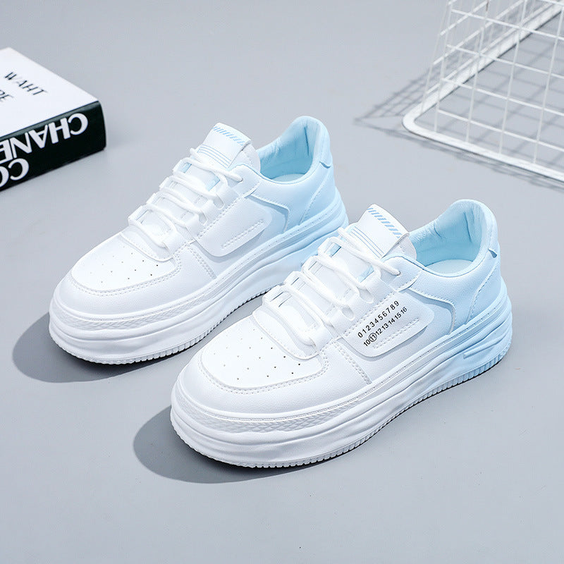 Damen modische Plateau Sneakers mit komfortabler Dämpfung