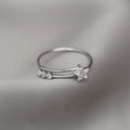 Damen filigree ring with sparkling zirconia stones Shop Nory