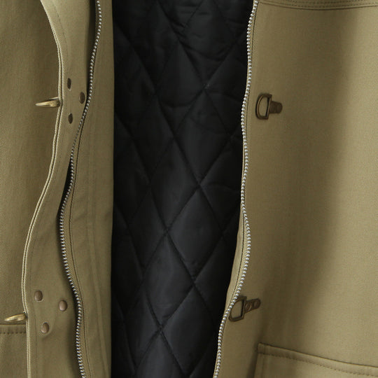 Damen Kurzjacke mit Knebelverschlüssen und kontrastierendem Hemdkragen Shop Nory