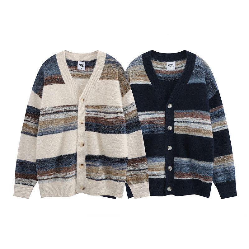 Damen Modische Strickjacke mit V-Ausschnitt Shop Nory