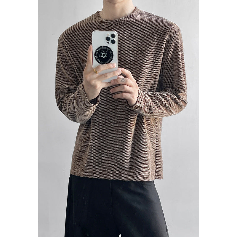 Herren Lässiger Langarm-Pullover Shop Nory