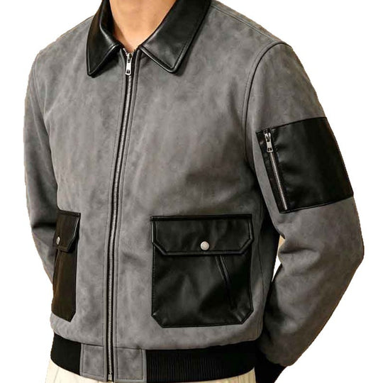 Herren Modische Chic Bomberjacke Shop Nory