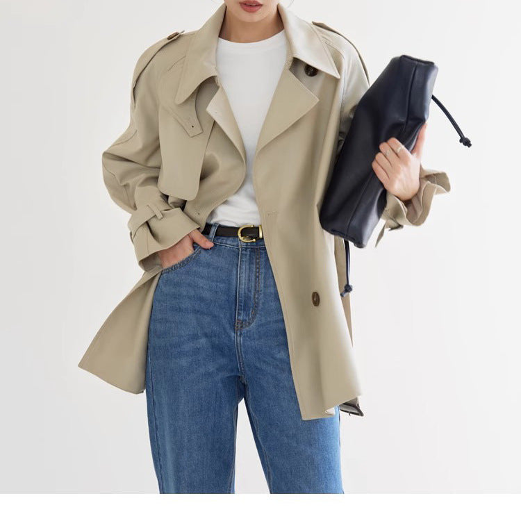 Damen Modische Trenchjacke Shop Nory