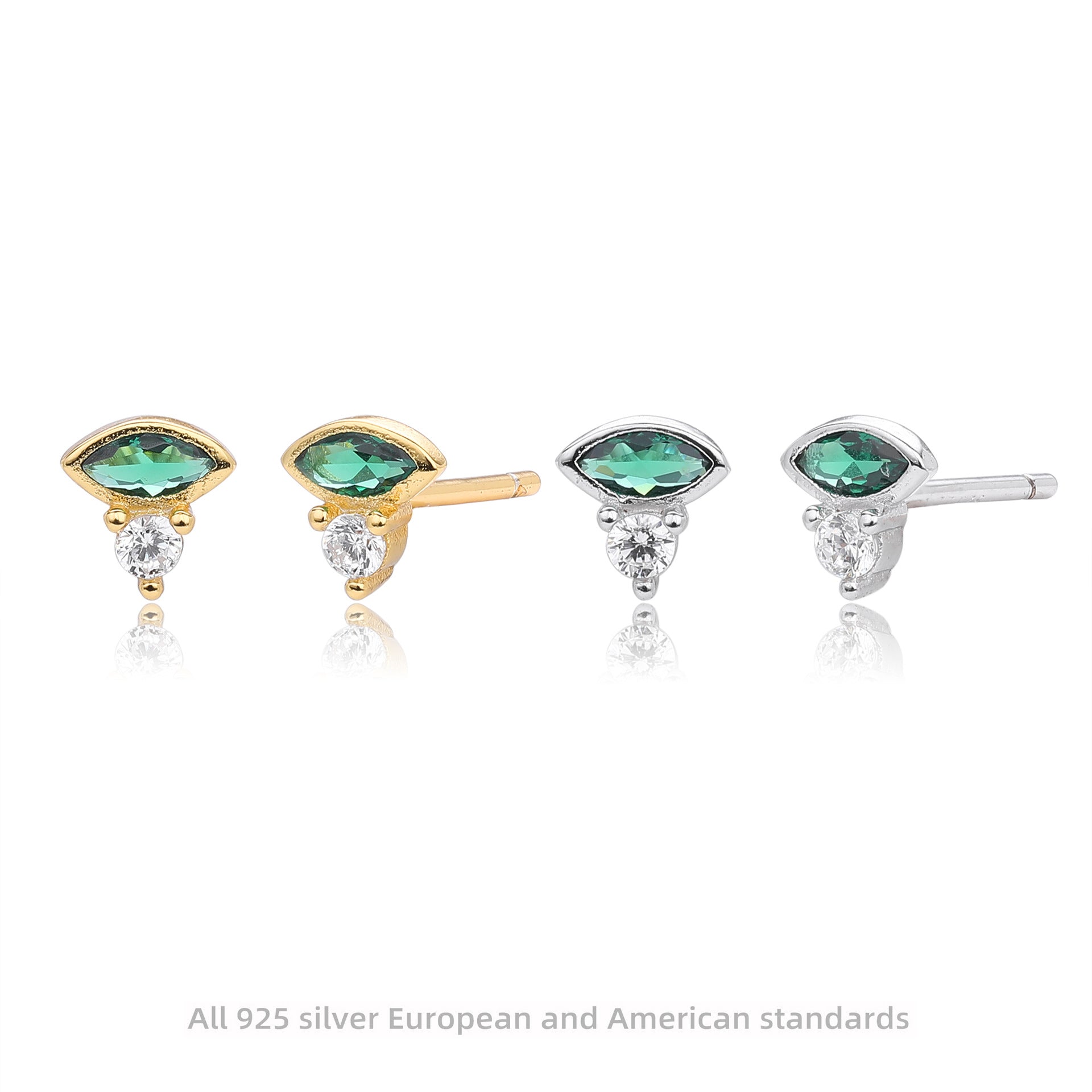 Damen Ohrstecker mit schützendem Augenmotiv aus 925 Sterling Silber Shop Nory