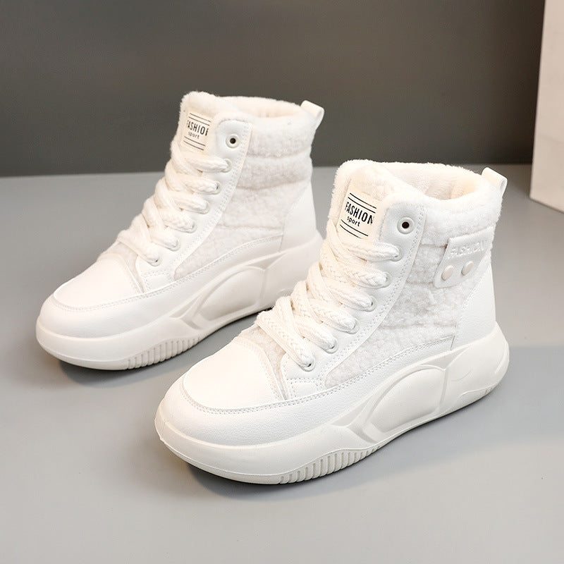 Damen High-Top Sneakers mit isolierendem Innenfutter und rutschfester Sohle