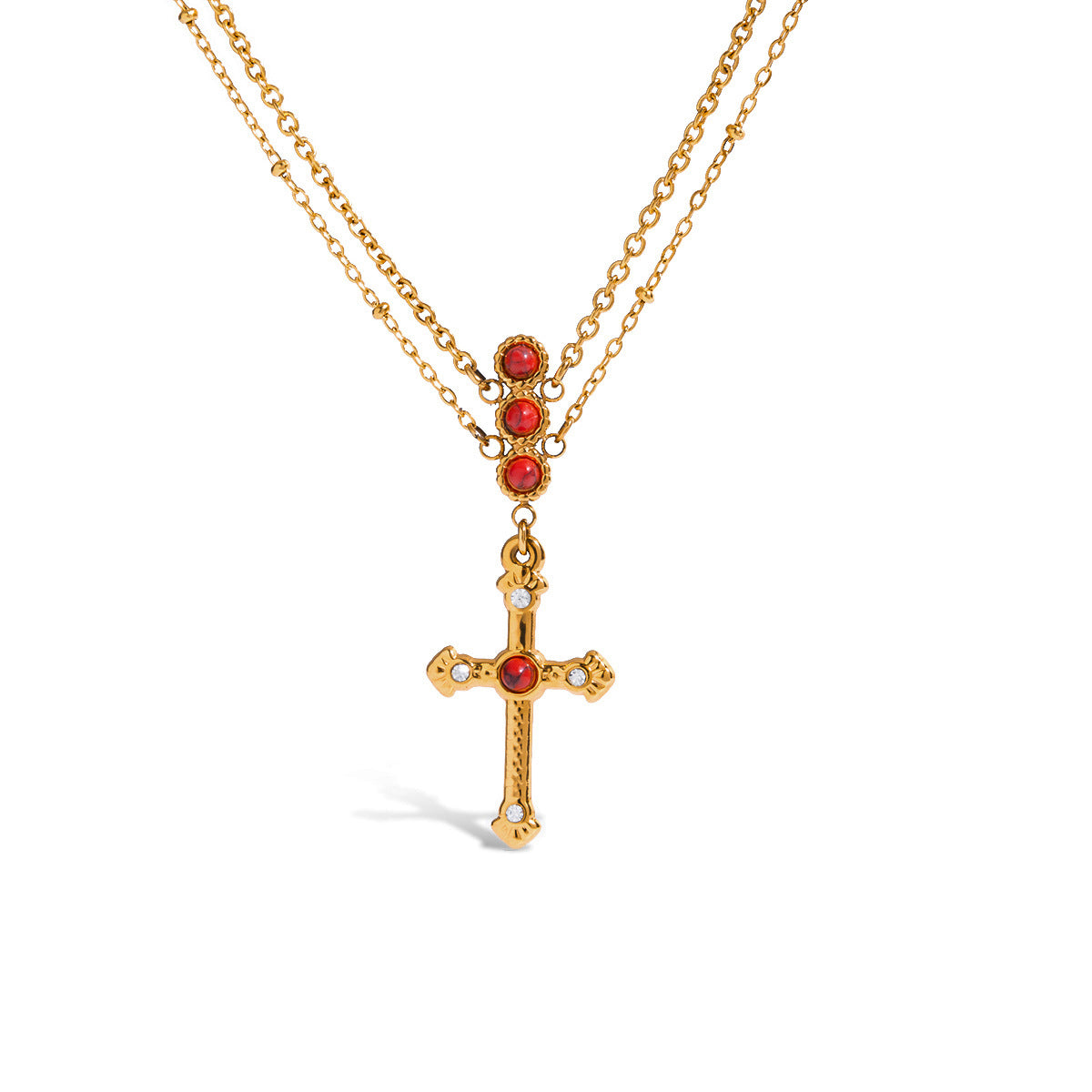 Damen elegante Kette mit hypoallergenem Edelstahl und verstellbarem Design Shop Nory