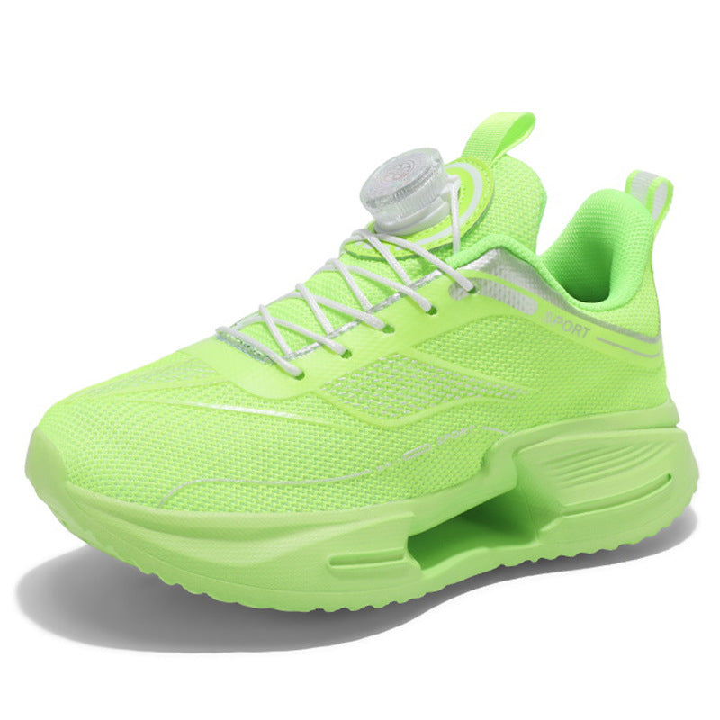 Damen Sportliche Mesh-Laufsneaker mit Drehverschluss und gedämpfter Plateausohle Shopy Nory
