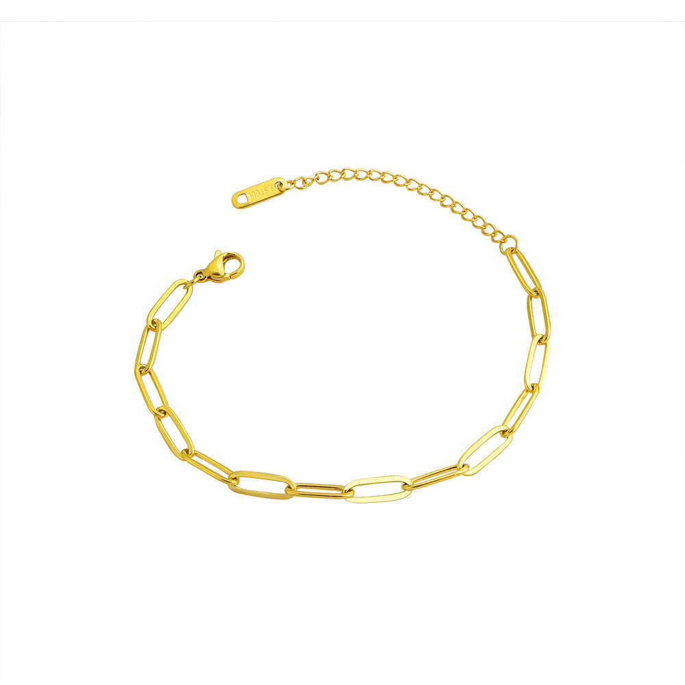 Damen Armband mit modernem Gliedermuster Shop Nory