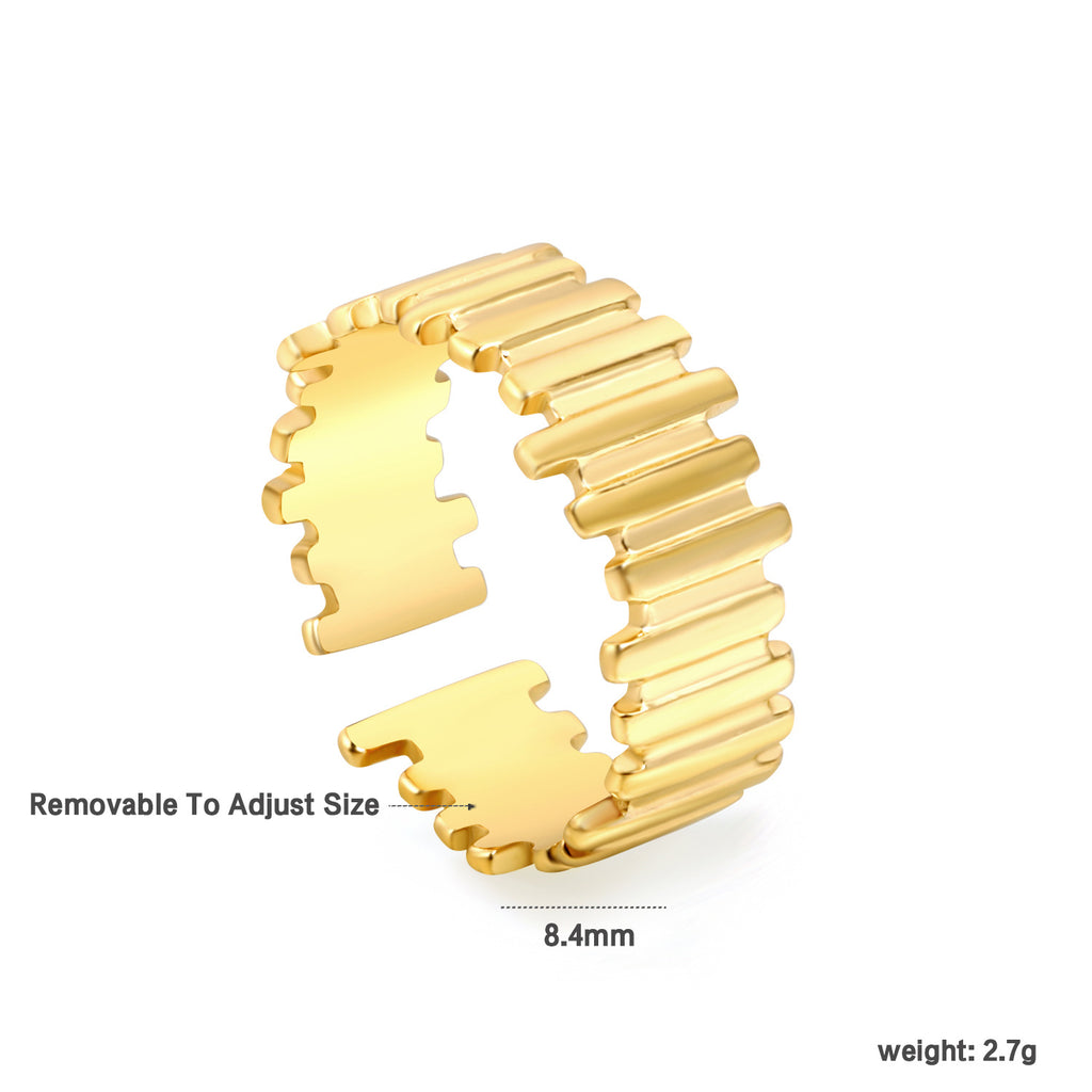 Damen Ring mit kunstvollem Schlangenmotiv und verstellbarem Design Shop Nory
