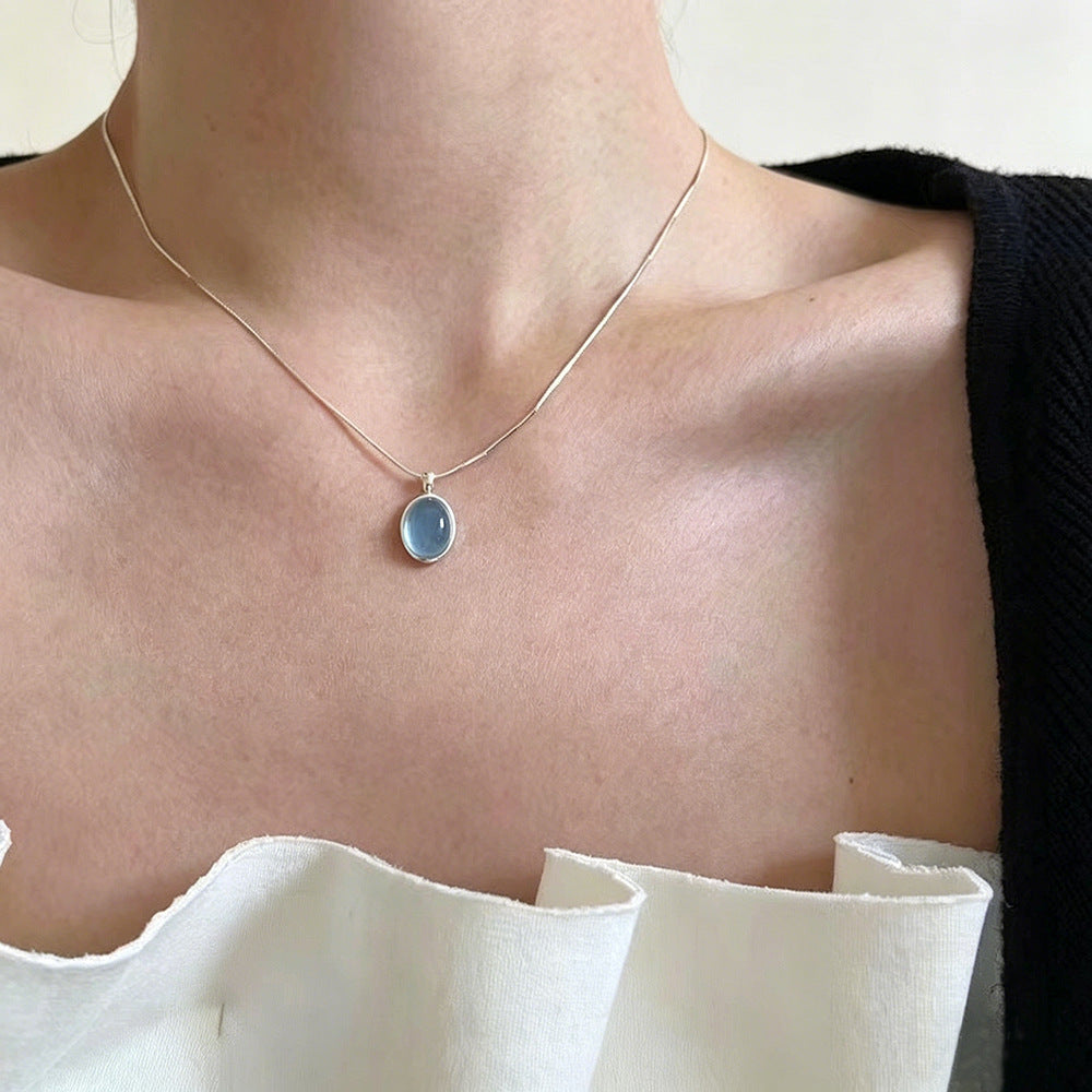 Damen Halskette mit muschelförmigem Anhänger Shop Nory