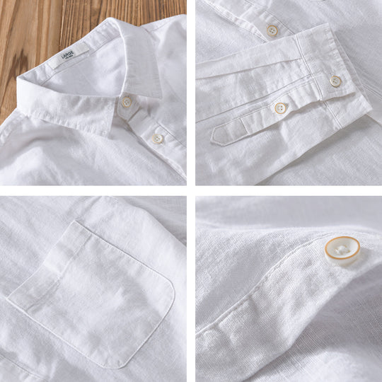 Herren Overshirt aus Baumwollmix mit Brusttasche und lockerem Schnitt Shop Nory