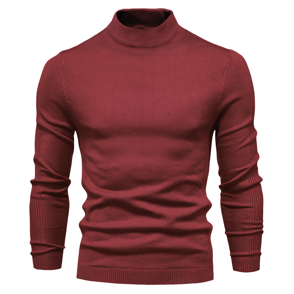 Herren stilvoller Rollkragenpullover aus weicher Merinowolle ShopNory